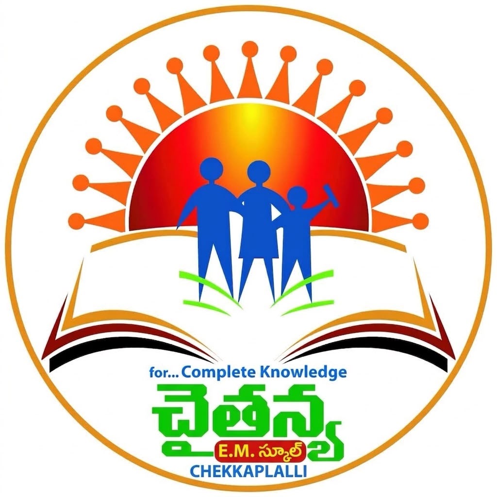 Chaitanya EM High School crest